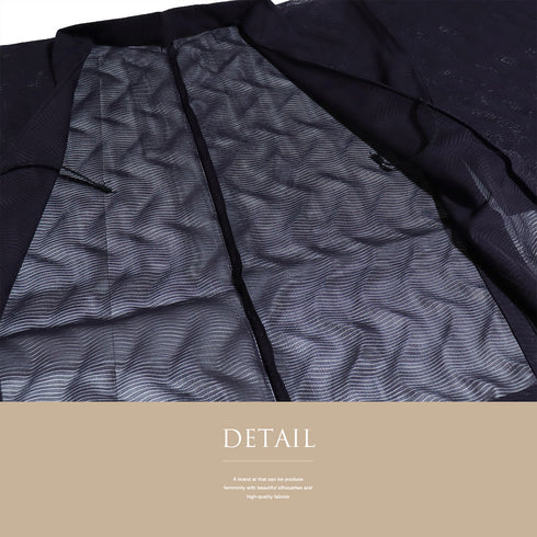 羽織 リサイクル 身丈81cm 裄65cm 単衣 地紋 透け物 パープル Mサイズ お洒落 不明 Sランク