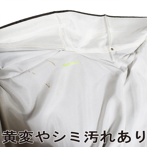 大島紬 リサイクル 身丈166cm 裄66.4cm 袷 流水柄 ブラウン LLサイズ カジュアル お洒落 正絹 広衿 Bランク