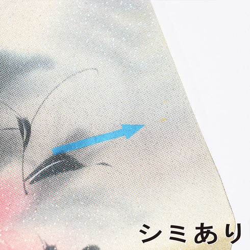 名古屋帯 リサイクル 帯丈357.5cm ポイント柄 花柄 アイボリー Sサイズ 正絹 Sランク お洒落 落款