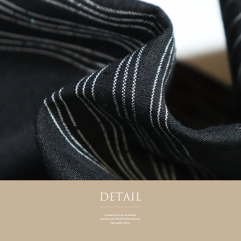 紬 リサイクル 身丈166cm 裄67.2cm 袷 よろけじま柄 三代目市三郎 ブラック LLサイズ お洒落 証紙 しつけ糸 正絹 広衿 Sランク