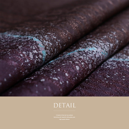 帯締め・帯揚げセット リサイクル お洒落 平組紐 ちりめん パープル 正絹 新品・未使用品 柳粋庵