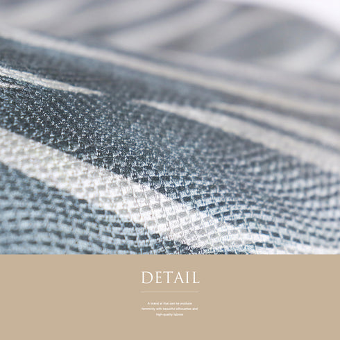 袋帯 リサイクル 帯丈446cm 六通 幾何学柄 グリーン Mサイズ 正絹 Sランク お洒落