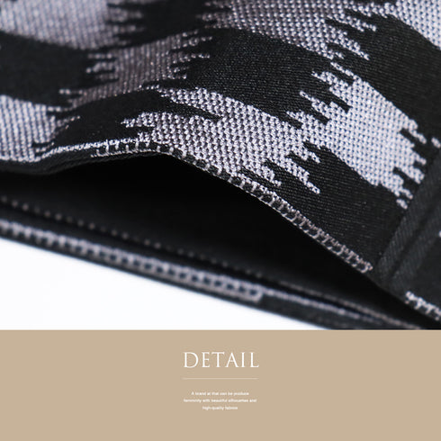 名古屋帯 リサイクル 帯丈359.5cm 六通 幾何学模様 ブラック Sサイズ ポリエステル Sランク お洒落 カジュアル