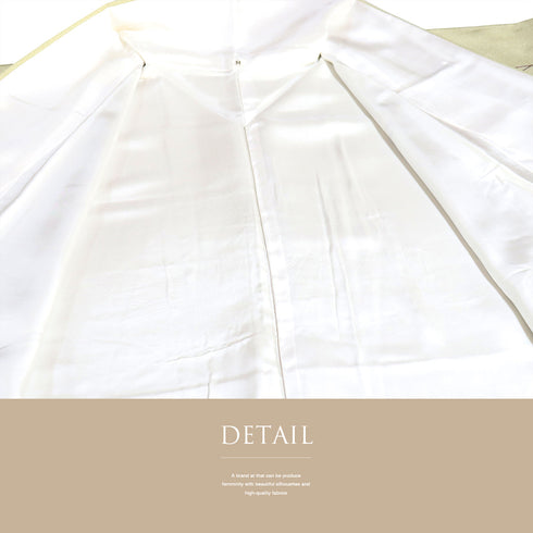 訪問着 リサイクル 身丈158.7cm 裄65.4cm 袷 花各種柄 箔 グリーン Mサイズ フォーマル セミフォーマル 正絹 広衿 Sランク