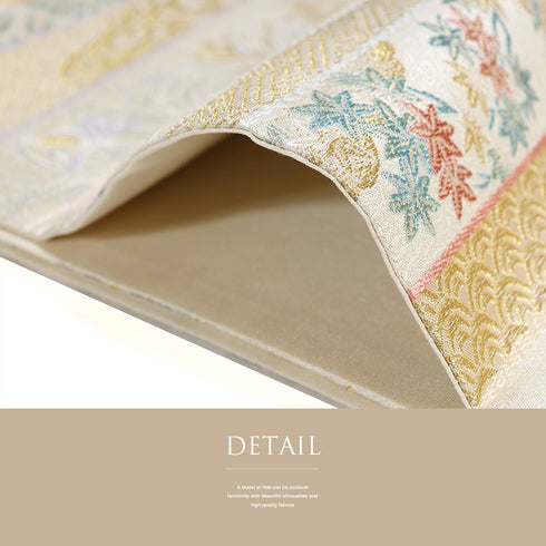 袋帯 リサイクル 帯丈436cm 六通 ゴールド Mサイズ 正絹 新品・未使用品 フォーマル