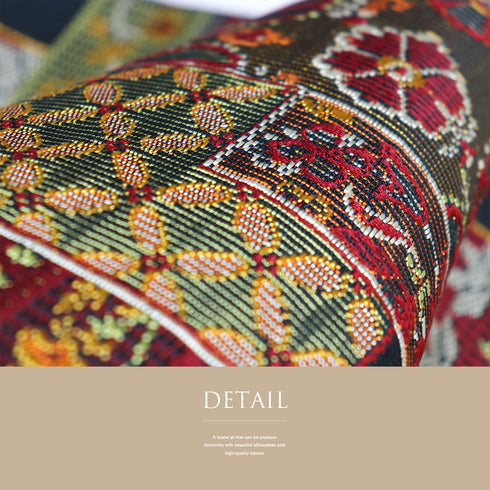 名古屋帯 リサイクル 帯丈354cm 六通 色紙柄 ブラック Sサイズ 正絹 Sランク お洒落 カジュアル