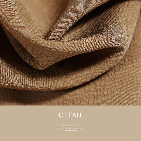 色無地 リサイクル 身丈163.5cm 裄66.2cm 袷 ブラウン Lサイズ セミフォーマル お洒落 一つ紋 正絹 広衿 Sランク