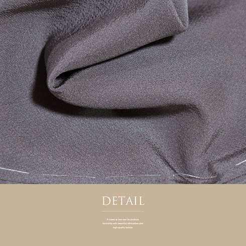 色無地 リサイクル 袷 Mサイズ Sランク パープル お洒落 身丈158cm 裄63cm 着物 IR-324