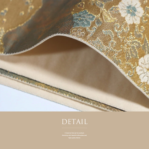 袋帯 リサイクル 帯丈424cm 六通 こはく錦 手工芸 ゴールド Sサイズ 正絹 Sランク フォーマル セミフォーマル