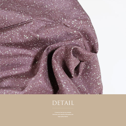 紬 リサイクル 身丈159.6cm 裄64.4cm 袷 牛首紬 たたき柄 レッド Mサイズ お洒落 落款 証紙 正絹 広衿 Sランク