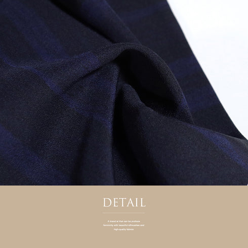 小紋 リサイクル 身丈161.5cm 裄65.6cm 袷 阿波藍天然染 ぼかし染め ネイビー Lサイズ お洒落 正絹 広衿 Sランク