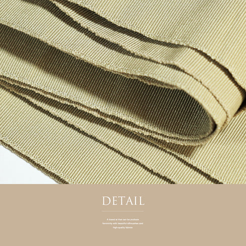 角帯 リサイクル 帯丈410cm 全通 千鳥格子柄 ベージュ 正絹 Sランク カジュアル お洒落