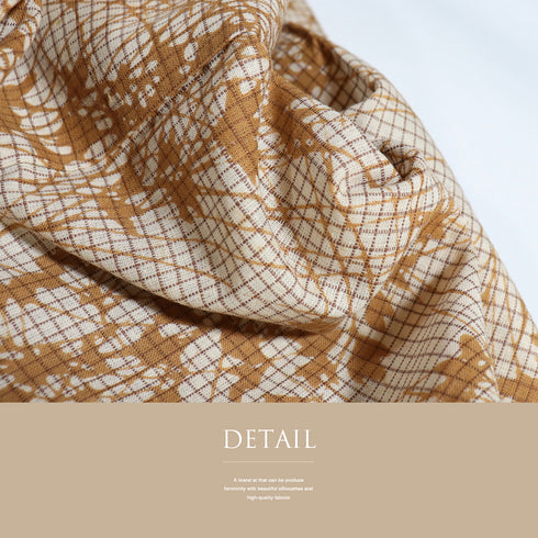 浴衣 リサイクル 夏着物 身丈148.8cm 裄61.2cm 夏物 草花柄 ブラウン SSサイズ カジュアル 木綿 洗える着物 バチ衿 Sランク