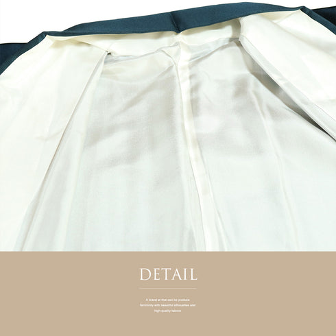 付下げ リサイクル 身丈156.7cm 裄62.6cm 袷 椿や花枝模様 箔加工 パールトーン加工 ネイビー Mサイズ フォーマル セミフォーマル 正絹 広衿 Aランク