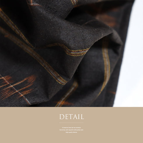 紬 リサイクル 身丈156.5cm 裄63.6cm 袷 本場久米島紬 ブラック Mサイズ カジュアル お洒落 証紙 正絹 広衿 Aランク