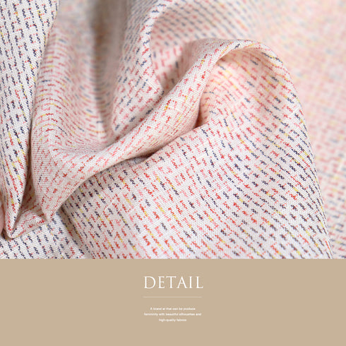 紬 リサイクル 身丈160.7cm 裄62.4cm 単衣 ぼかし柄 ピンク Lサイズ カジュアル お洒落 しつけ糸 正絹 バチ衿 Sランク