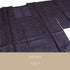 道行コート リサイクル 身丈111.8cm 裄71.6cm 単衣 格子柄 スリーシーズン 薄物 奄美大島本泥染 パープル LLサイズ お洒落 証紙 正絹 Sランク