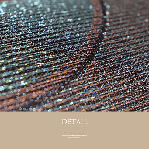 袋帯 リサイクル 帯丈432cm 六通 時代屋 幾何学模様 ブラウン Sサイズ 正絹 新品・未使用品ランク お洒落