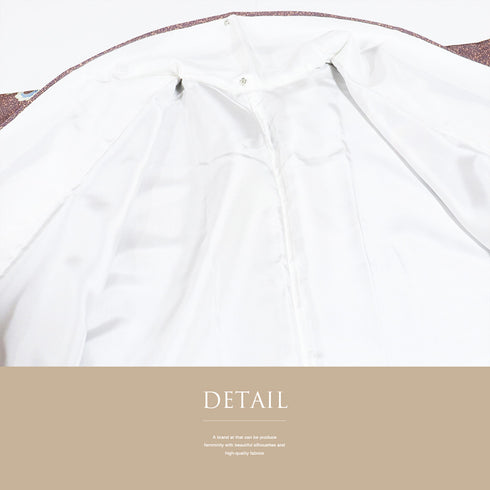 訪問着 リサイクル 身丈152.2cm 裄67.6cm 袷 たたき柄 パープル Sサイズ お洒落 正絹 広衿 Sランク