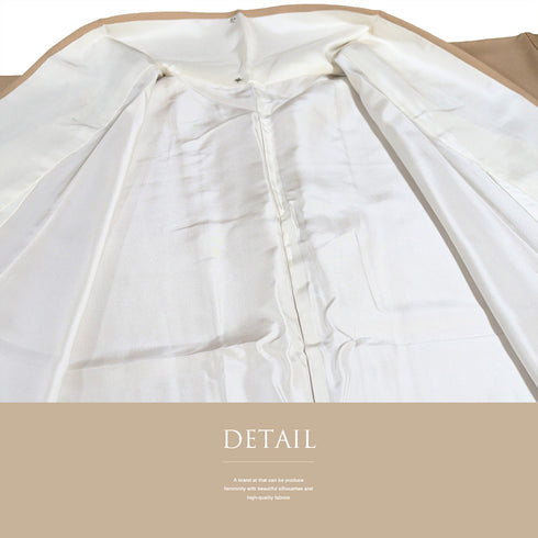 訪問着 リサイクル 身丈155.5cm 裄62.8cm 袷 花柄 雲取り柄 箔 刺繍 ブラウン Mサイズ お洒落 正絹 広衿 Sランク