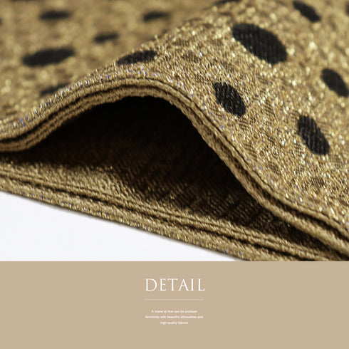 袋帯 リサイクル 帯丈434cm ポイント柄 ドット柄 ゴールド Sサイズ 正絹 Sランク お洒落 カジュアル