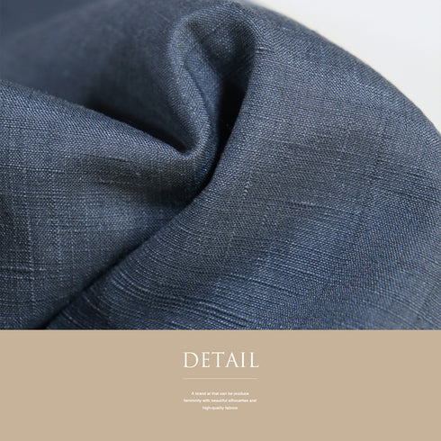 紬 リサイクル 身丈157.6cm 裄63.2cm 単衣 結城紬 無地 ブルー Mサイズ お洒落 正絹 バチ衿 Sランク