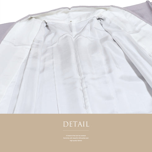 付下げ リサイクル 身丈163.5cm 裄69.6cm 袷 茶道具に花籠柄 刺繍 パープル Lサイズ お洒落 正絹 広衿 Sランク