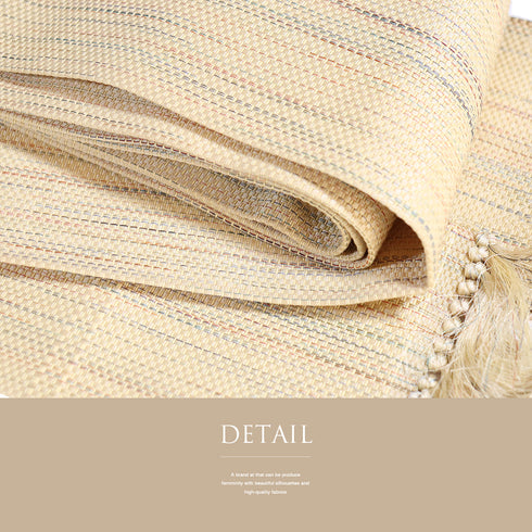 角帯 リサイクル 帯丈406cm 全通 ベージュ SSサイズ 正絹 Sランク カジュアル お洒落