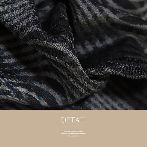 小紋 リサイクル 夏着物 身丈160.5cm 裄62.4cm 夏物 曲線柄 ブラック Lサイズ カジュアル お洒落 不明 広衿 Sランク