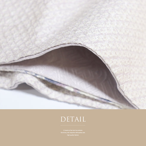 名古屋帯 リサイクル 帯丈389cm ポイント柄 絞り 辻が花柄 パープル サイズ 正絹 Sランク お洒落