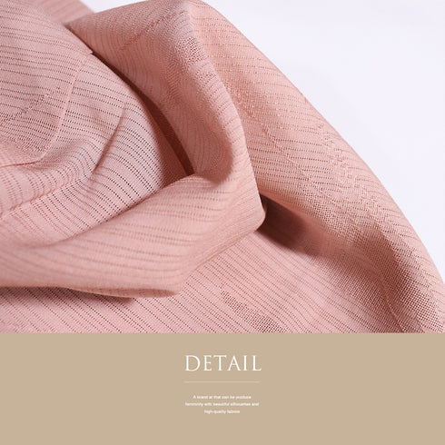 色無地 リサイクル 夏着物 身丈159.3cm 裄62.2cm 夏物 夏物 竹柄 ピンク Mサイズ セミフォーマル 正絹 広衿 Sランク