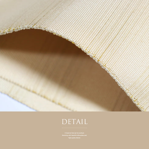 名古屋帯 リサイクル 帯丈346cm ポイント柄 ベージュ Sサイズ 正絹 Sランク お洒落 カジュアル