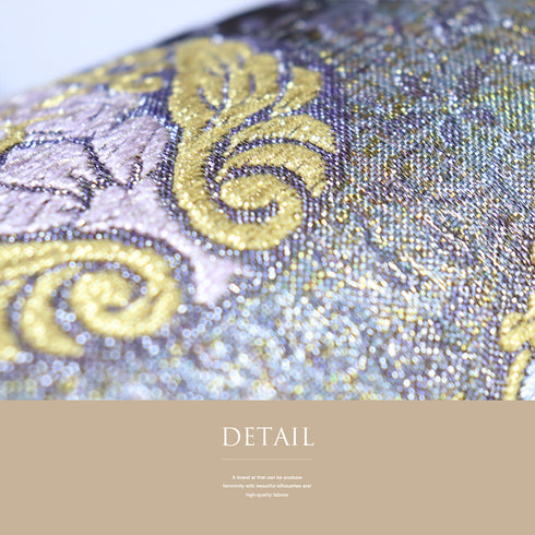 袋帯 リサイクル 帯丈438cm 六通 華文 多色 Mサイズ 正絹 Sランク フォーマル セミフォーマル