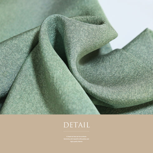 小紋 リサイクル 身丈154.8cm 裄64.4cm 袷 たたきぼかし柄 グリーン Sサイズ お洒落 正絹 広衿 Sランク