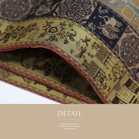 名古屋帯 リサイクル 帯丈337.5cm 全通 変わりボーダー柄 ブラウン SSサイズ 正絹 Sランク お洒落 カジュアル (コピー)