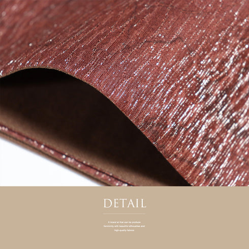 袋帯 リサイクル 帯丈450cm 全通 ぼかし柄 ブラウン Lサイズ 正絹 新品・未使用品 お洒落