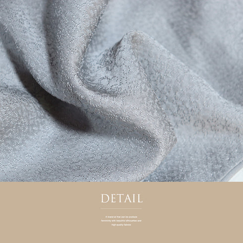 色無地 リサイクル 身丈162.2cm 裄67.2cm 袷 グレー Lサイズ フォーマル お洒落 三つ紋 しつけ糸 正絹 広衿 地紋あり Sランク