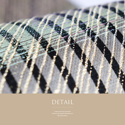 袋帯 リサイクル 帯丈438cm 六通 縦縞に横段ボカシ柄 多色 Mサイズ 正絹 新品・未使用品 お洒落