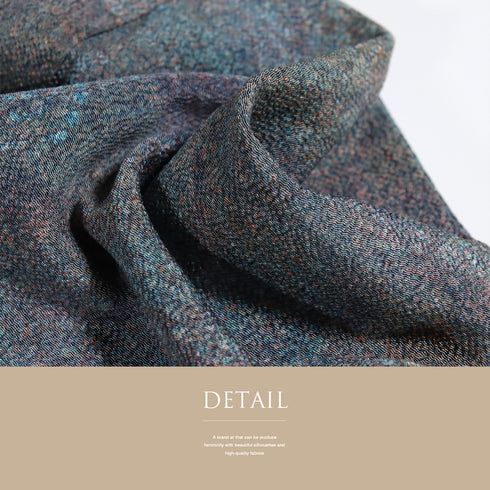 小紋 リサイクル 身丈156.7cm 裄63.2cm 袷 流水柄 多色 Mサイズ お洒落 カジュアル 正絹 広衿 Sランク