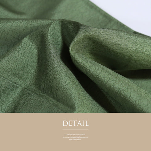 大島紬 リサイクル 身丈160.5cm 裄64.8cm 袷 染大島紬 氷割山文 利休趣 都喜ヱ門 グリーン Lサイズ お洒落 落款 証紙 一つ紋 正絹 広衿 Aランク