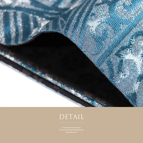 袋帯 リサイクル 帯丈456cm 全通 デザイン葡萄柄 グリーン Lサイズ 正絹 新品・未使用品 セミフォーマル お洒落