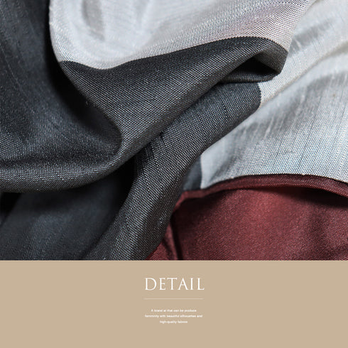 紬 リサイクル 身丈157.3cm 裄64cm 袷 伝統的工芸品 凛 染め分け柄 グレー Mサイズ お洒落 カジュアル 正絹 広衿 Aランク