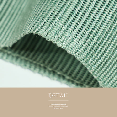 名古屋帯 リサイクル 帯丈357cm ポイント柄 波柄 夏物 グリーン Sサイズ 混合 Sランク お洒落 カジュアル