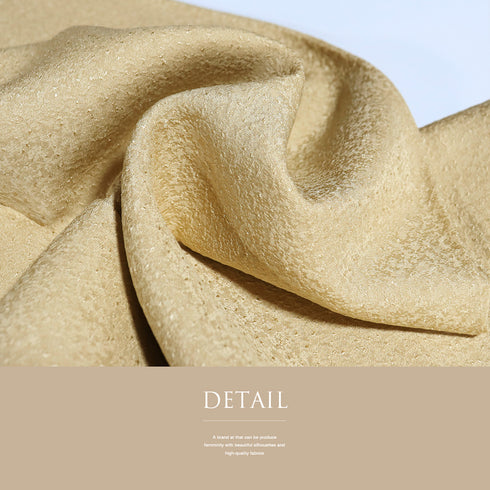 色無地 リサイクル 身丈164.2cm 裄64.6cm 袷 ベージュ Lサイズ お洒落 落款 しつけ糸 正絹 広衿 地紋あり Sランク