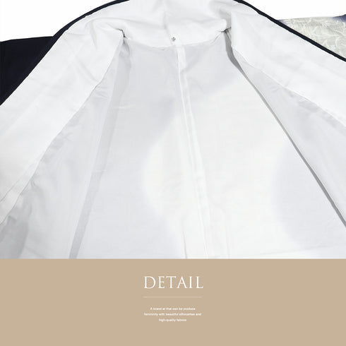 付下げ リサイクル 身丈165.5cm 裄66.8cm 袷 刺繍 ネイビー LLサイズ お洒落 正絹 広衿 Aランク