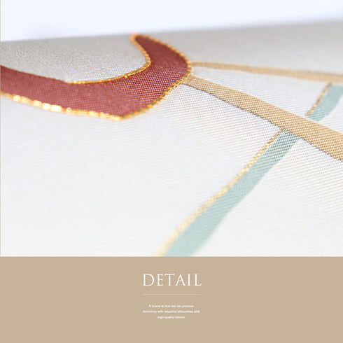 名古屋帯 リサイクル 帯丈372cm ポイント柄 三日月に三角柄 塩瀬 パールトーン加工 グレー Mサイズ 正絹 Sランク お洒落