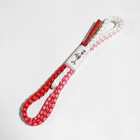 帯締め リサイクル カジュアル 手組紐 ピンク 正絹 新品・未使用品