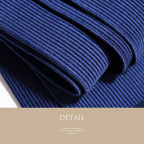 角帯 リサイクル 帯丈420cm 全通 博多織 ブルー Sサイズ 正絹 Sランク カジュアル お洒落