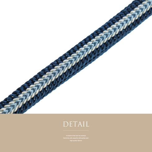 帯締め・帯揚げセット リサイクル カジュアル 手組紐 アイボリー 正絹 新品・未使用品 竹縞