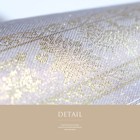 袋帯 リサイクル 帯丈430cm 六通 横段柄 パープル Sサイズ 正絹 Sランク フォーマル お洒落